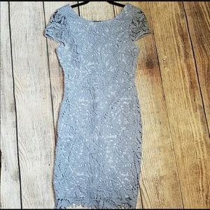 Lulu's Periwinkle Lace Dress Size M